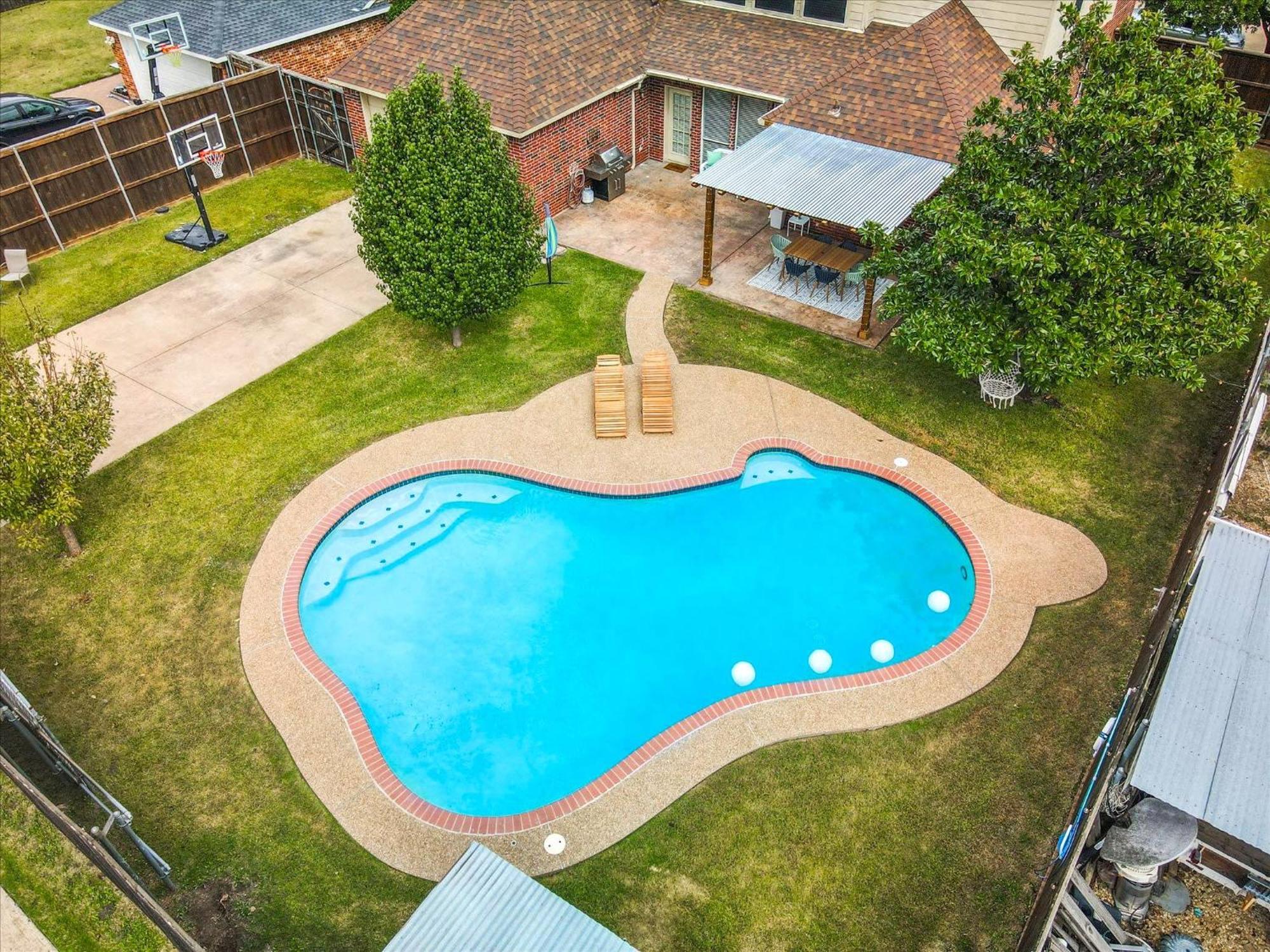 6Br 3,5Ba Home Pool, Hot Tub, Game Room -16 Guests Sachse エクステリア 写真